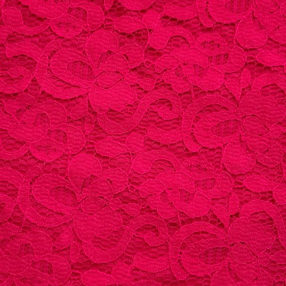 Fuchsia Lace Blouse - Picture 3 of 12